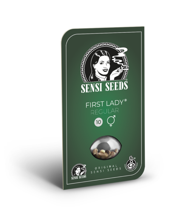 First Lady Regular cannabis seeds are 95% indica, 5% sativa. The strain offers the rich, old-school scent and high of a classic Afghani, combined with the robustness of a modern variant. The Hindu Kush heritage comes through in the growth pattern and quality of the buds.